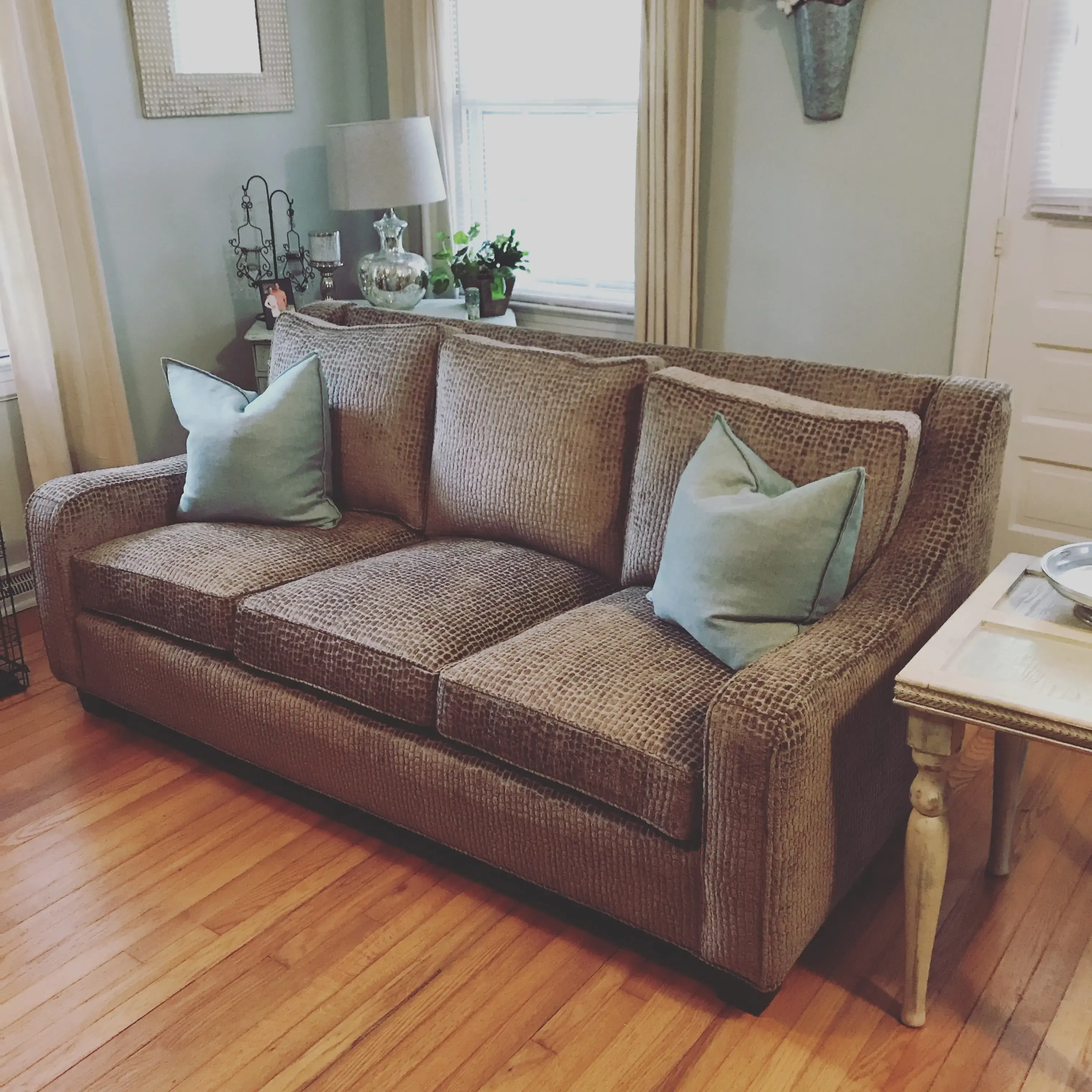 Avery Sofa after upholstery work