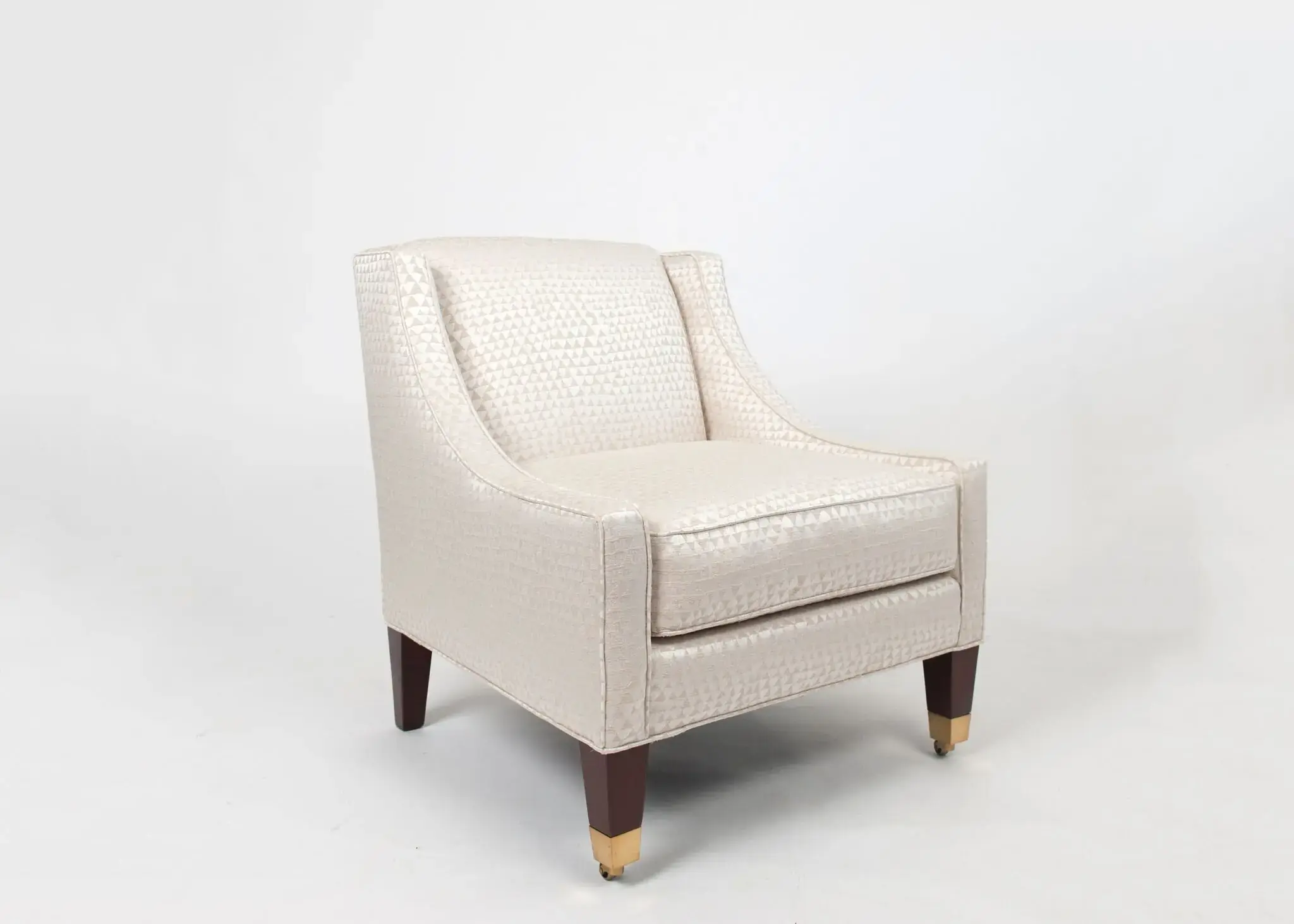 Isaacson Modern Wingback after upholstery work