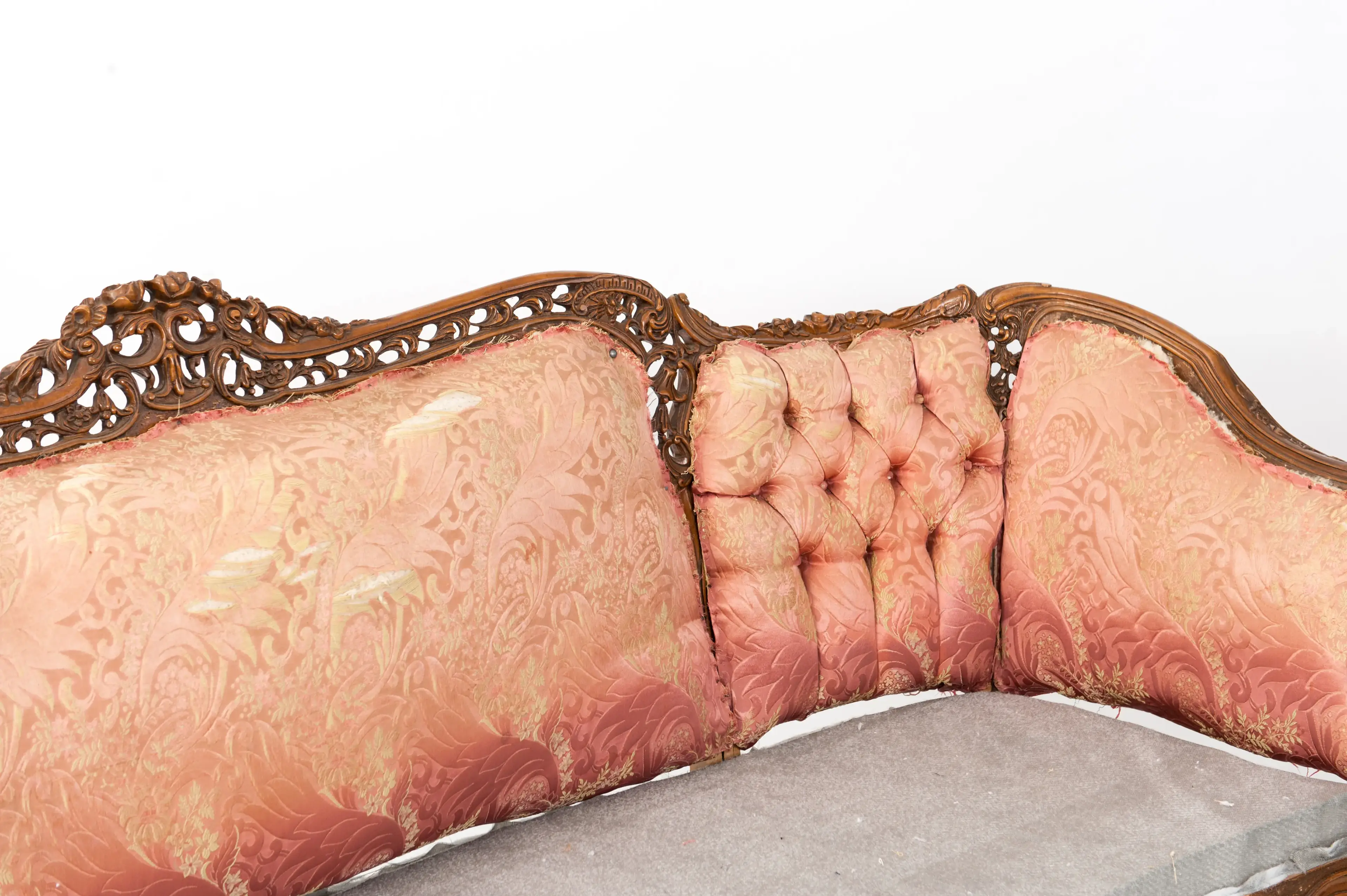 Victorian Sofa before upholstery work